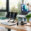 Podstawka pod laptopa, tablet Wozinsky WRS-CPY75DSB aluminiowa + Gratis! podstawka do smartfona - czarna
